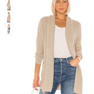 Revolve One Grey Day Alfred Draped Cardigan in Belini